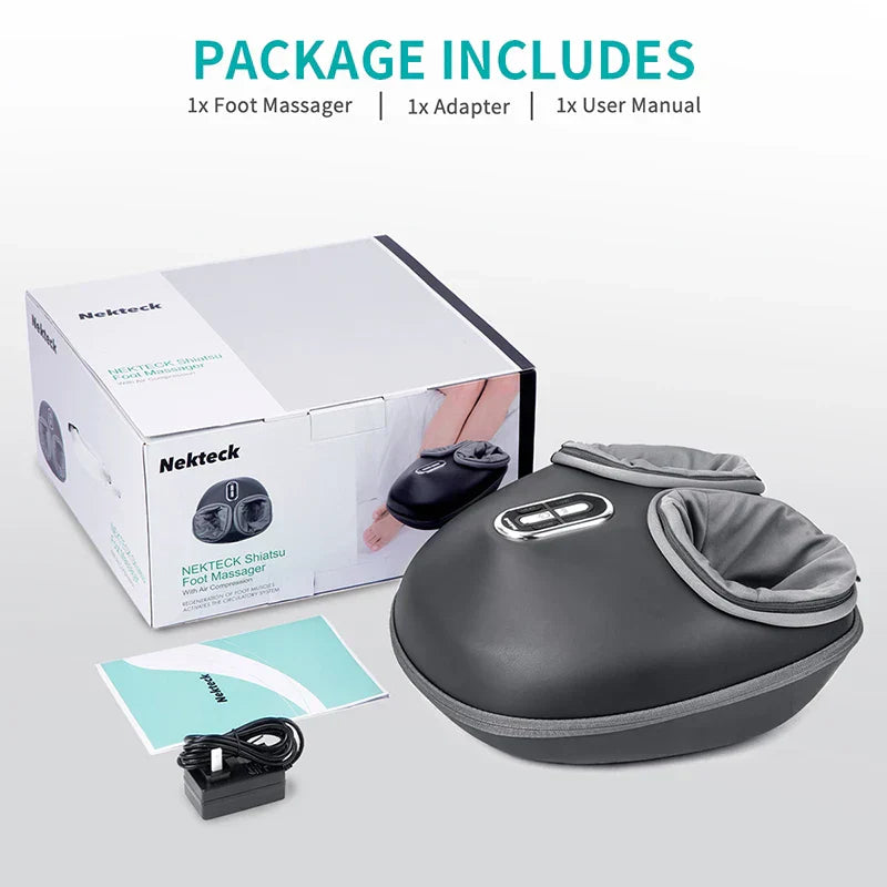 Shiatsu Foot Massager β Deep Knead with Heat & Air Compression