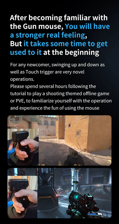 Gun-Style FPS Gaming Mouse