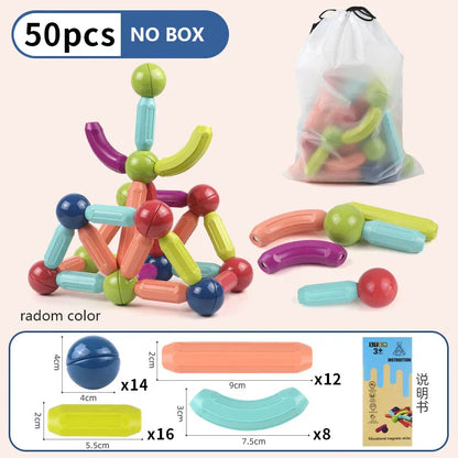 STEM Magnetic Building Toys – Educational Construction Set for Children