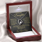 To My Daughter-From Mom-Forever Love Knot Necklace
