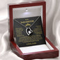 To My Daughter-Love Dad-Forever Love Necklace