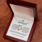 To My Girlfriend- Love Heart Necklace