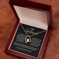 To My Girlfriend- Love Heart Necklace