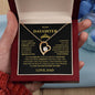To My Daughter-Love Dad-Forever Love Necklace