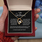 To My Girlfriend- Love Heart Necklace