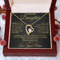 To My Daughter-From Mom-Forever Love Knot Necklace