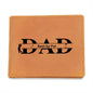 Dad's Best by Par Golfer's Leather Wallet