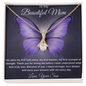 To My Beautiful Mom-Alluring Necklace
