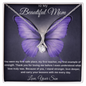 To My Beautiful Mom-Alluring Necklace