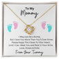 Future Mom Love Knot Necklace