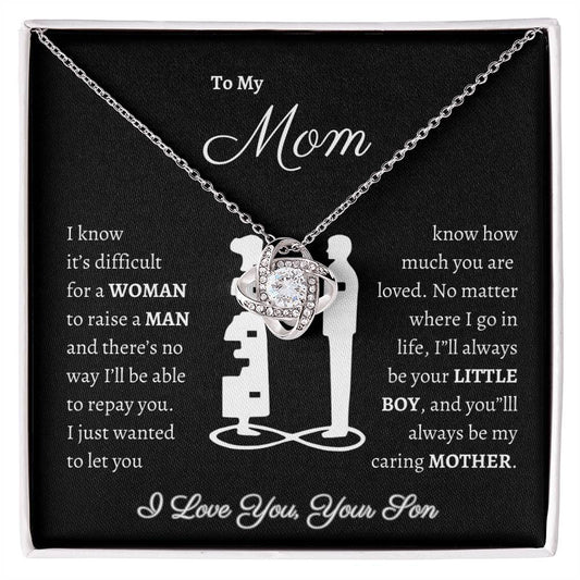 To Mom-Love Knot Necklace