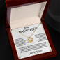 To My Daughter-From Dad Love Knot Necklace