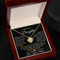 To My Precious Daughter from Mom Love Knot Necklace