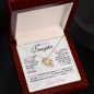 To My Precious Daughter from Mom Love Know Necklace