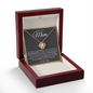 To My Beautiful Mom-Love knot Necklace