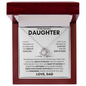 To My Beautiful Daughter-Love Knot Necklace