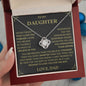 Dad to Daughter-Love Knot Necklace