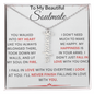 To My Beautiful Soulmate-Personalized Name Necklace