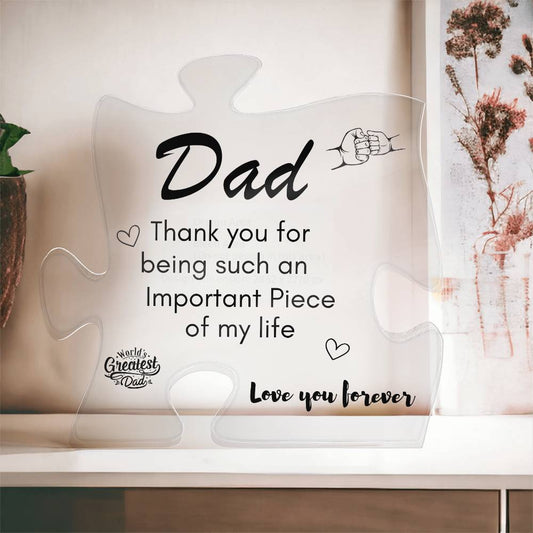 Dad Puzzle Acrylic Plaque