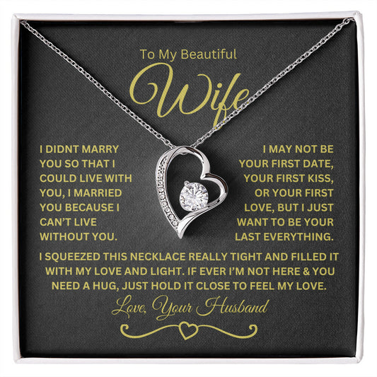 My Beautiful Wife-Forever Love Necklace