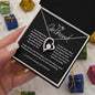 To My Girlfriend- Love Heart Necklace