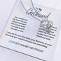 To My Girlfriend- Love Heart Necklace