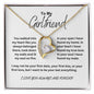 To My Girlfriend- Love Heart Necklace
