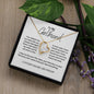 To My Girlfriend- Love Heart Necklace