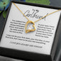 To My Girlfriend- Love Heart Necklace