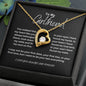 To My Girlfriend- Love Heart Necklace